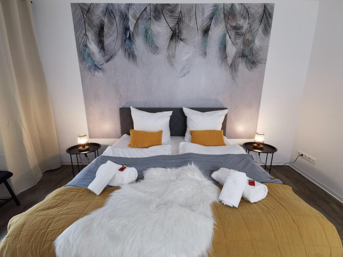 Bohnapartments - Town House Am Stadtpark - Gratis Parkplatz - Wlan エアフルト エクステリア 写真